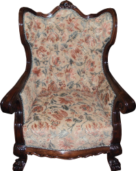 barokk kárpitos fotel